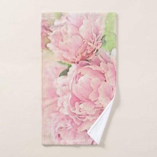 Roze volken bad handdoek (Handdoek)