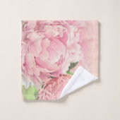 Roze volken bad handdoek (Wasdoekje)