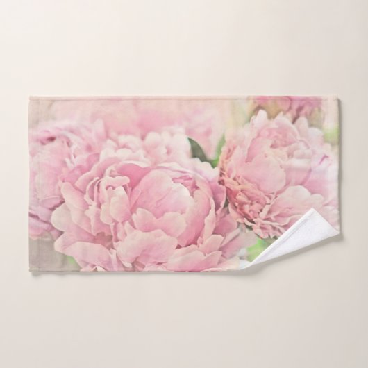 Roze volken bad handdoek (Handdoek)