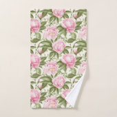 Roze volken bad handdoek (Handdoek)