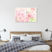 Roze volken canvas afdruk (Insitu (Slaapkamer))