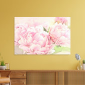 Roze volken canvas afdruk (Insitu (Woonkamer))