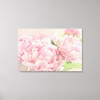 Roze volken canvas afdruk