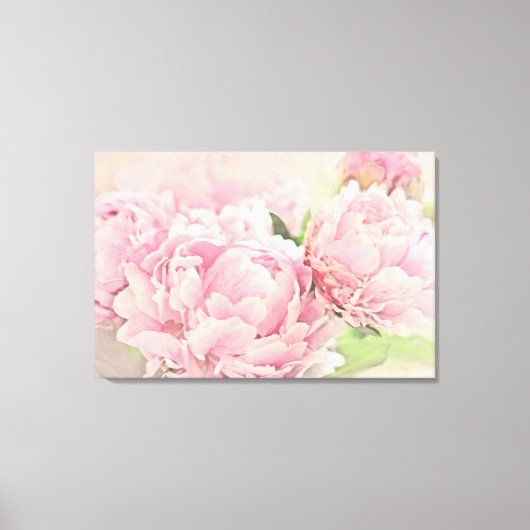 Roze volken canvas afdruk (Voorkant)