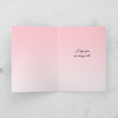  roze volken die gewoon ABout denken Kaart (Binnen)