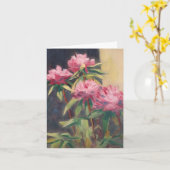 "Roze volken" Kaart (Gele Bloem)