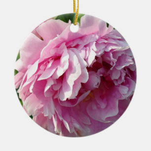 Roze volken keramisch ornament