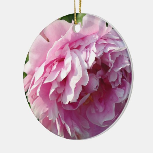Roze volken keramisch ornament (Links)