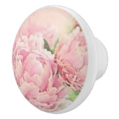 Roze volken keramische knop (Rechts)