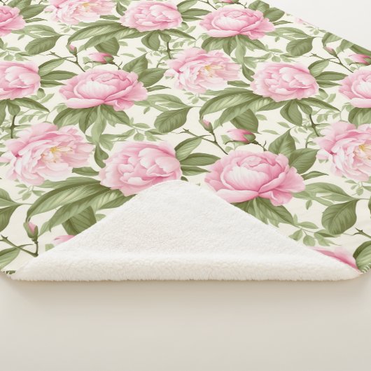 Roze volken sherpa deken (3/4)