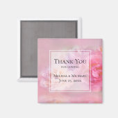 roze volken stijlvolle foto Dank je Magneet (Voorkant / Achterkant)