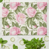 Roze volken theedoek (Gevouwen)