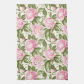 Roze volken theedoek (Verticaal)