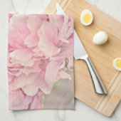 Roze volken theedoek (Quarter Fold)