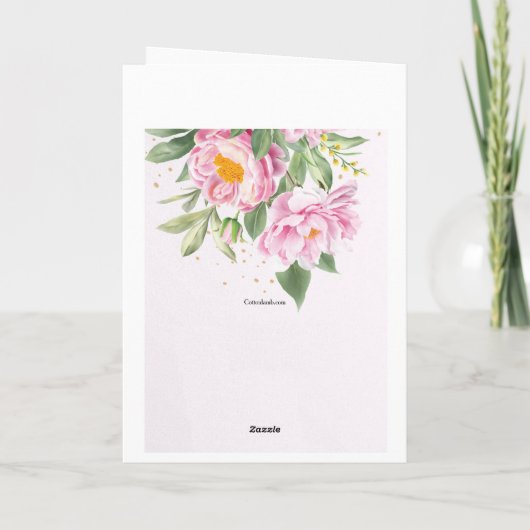 Roze volkskaart kaart (Achterkant)