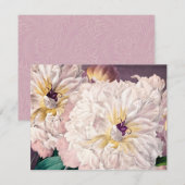 Roze volksmat Wenskaart (Voorkant / Achterkant)