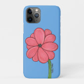 Roze Volle Bloem Case-Mate iPhone Case (Achterkant)