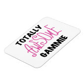 Roze Volledig Geweldige Gammie Gifts Magneet (Linkerzijde)