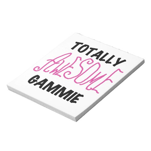 Roze Volledig Geweldige Gammie Gifts Notitieblok (Linkerzijde)