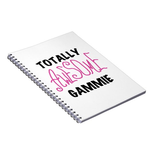 Roze Volledig Geweldige Gammie Gifts Notitieboek (Rechterzijde)