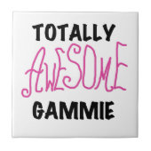 Roze Volledig Geweldige Gammie Gifts Tegeltje (Voorkant)