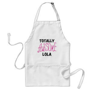 Roze Volledig Geweldige Lola T-shirts en geschenke Standaard Schort