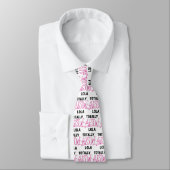 Roze Volledig Geweldige Lola T-shirts en geschenke Stropdas (Gebonden)