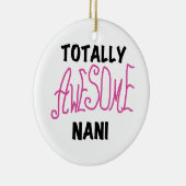 Roze Volledig Geweldige Nani T-shirts en geschenke Keramisch Ornament (Rechts)