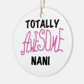 Roze Volledig Geweldige Nani T-shirts en geschenke Keramisch Ornament (Links)