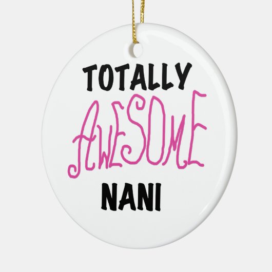 Roze Volledig Geweldige Nani T-shirts en geschenke Keramisch Ornament (Links)