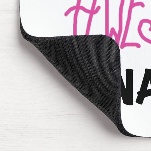 Roze Volledig Geweldige Nani T-shirts en geschenke Muismat (Hoek)