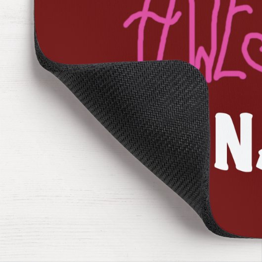 Roze Volledig Geweldige Nani T-shirts en geschenke Muismat (Hoek)