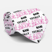 Roze Volledig Geweldige Nani T-shirts en geschenke Stropdas (Opgerold)