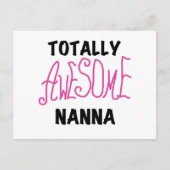 Roze Volledig Geweldige Nanna T-shirts en geschenk Briefkaart (Voorkant)