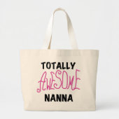 Roze Volledig Geweldige Nanna T-shirts en geschenk Grote Tote Bag (Voorkant)
