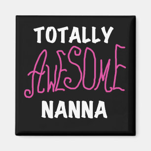 Roze Volledig Geweldige Nanna T-shirts en geschenk Magneet