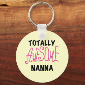 Roze Volledig Geweldige Nanna T-shirts en geschenk Sleutelhanger (Voorkant)