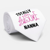 Roze Volledig Geweldige Nanna T-shirts en geschenk Stropdas (Opgerold)