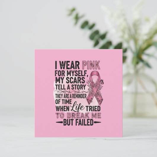 Roze volleybal borstkankervoorlichting (Staand voorkant)