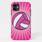 Roze volleybal Case-Mate iPhone case (Achterkant)