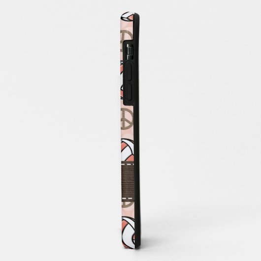 Roze volleybal Case-Mate iPhone case (Achterkant/links)