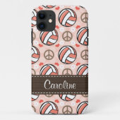 Roze volleybal Case-Mate iPhone case (Achterkant)