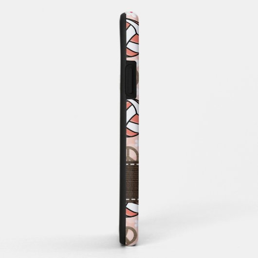 Roze volleybal Case-Mate iPhone case (Achterkant/rechts)