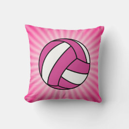 Roze volleybal kussen