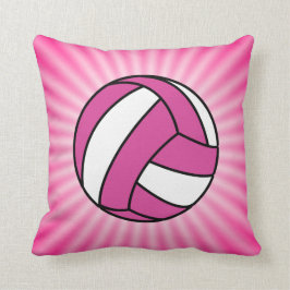 Roze volleybal kussen