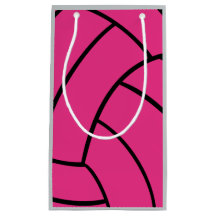 Roze volleyball Gift Bag