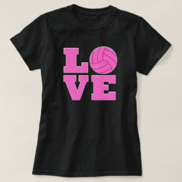 Roze volleyball Love Women's T-shirt