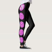  roze volleybalLeggings Leggings (Rechts)