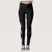  roze volleybalLeggings Leggings (Voorkant)