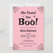 Roze vond ze haar Vrijgezellenfeest van Halloween Kaart (Voorkant)